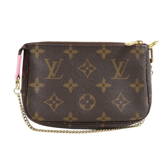 Louis Vuitton Mini Pochette Accessoires Brown Canvas Clutch Bag (Pre-Owned) - Picture 2 of 5